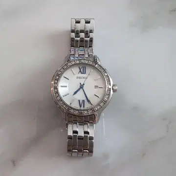 SEIKO 여성용 손목시계 쿼츠 실버