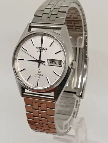 SEIKO QUARTZ TYPE II 남성용 손목시계 작동 미확인