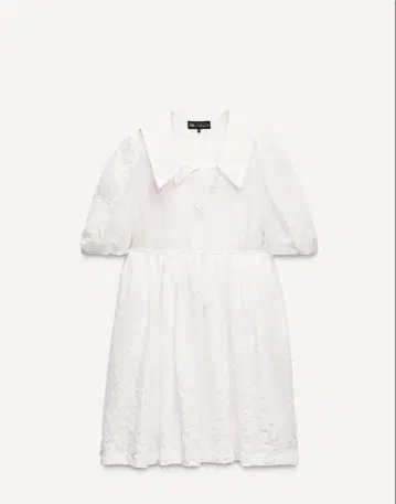 ZARA 볼륨 자카드 원피스 XS