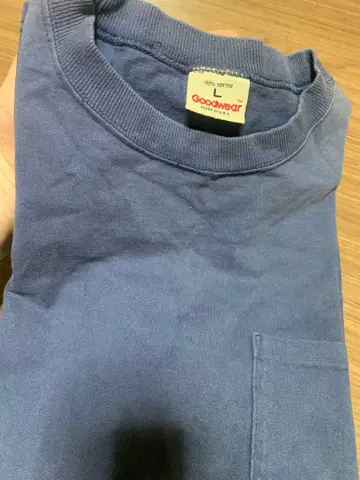 남성용 Goodwear 리브 T셔츠 굿웨어 MADE IN U.S.A