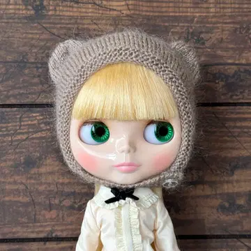 네오 브라이스 아웃핏 곰 고양이 보닛 브라운
