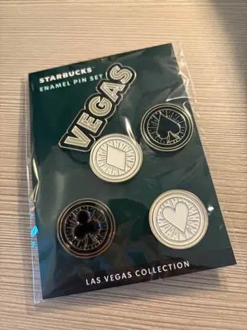 초레어! Starbucks ENAMEL PIN SET LAS VEGAS