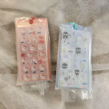 산리오 폼폼 드롭씰 가챠가챠 키티 하피단부이
