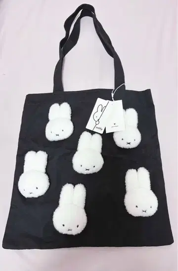 miffy 미피 토트백 블랙