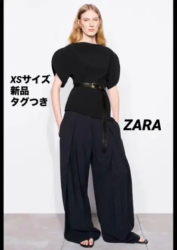 [완판템] ZARA 퍼프 슬리브 상의 ZW COLLECTION XS 새상품
