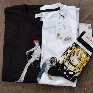 DEATH NOTE 그라니프 T셔츠 삭스 세트