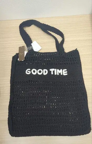 The Bagmati 메쉬백 블랙 니트 소재 [ GOOD TIME ]