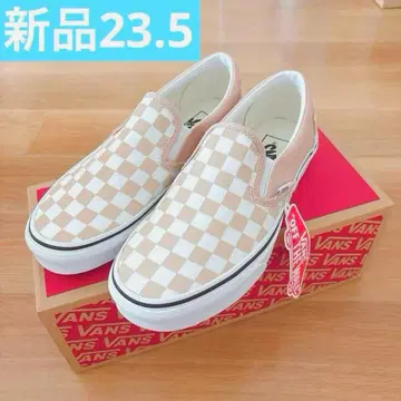 [새상품] VANS 클래식 슬립온 체커보드 23.5cm