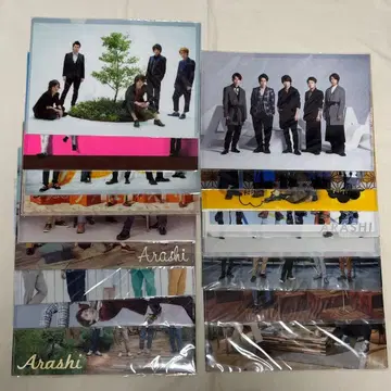 [새상품] 아라시 ARASHI 집합 클리어 파일 17장 묶음 판매