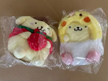 폼폼푸딩 마스코트 키링 2점 set