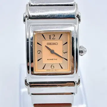 SEIKO KINETIC 1M20-5A90 1998년 제조 스퀘어 자동 와인딩