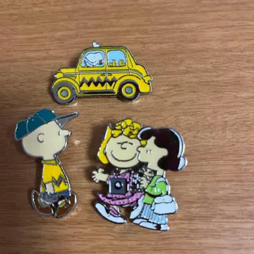 USJ PEANUTS 스누피 핀 배지 3세트