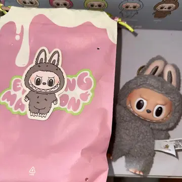 POP MART LABUBU 봉제 인형 2체 세트