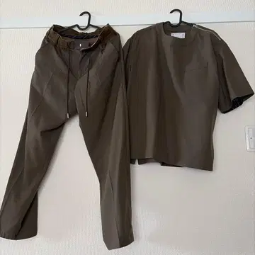 sacai 21ss 수트 셋업 카키 사카이