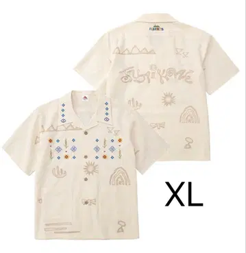 후지이 카제 FUJI ROCK FESTIVAL 자수 셔츠 XL 사이즈