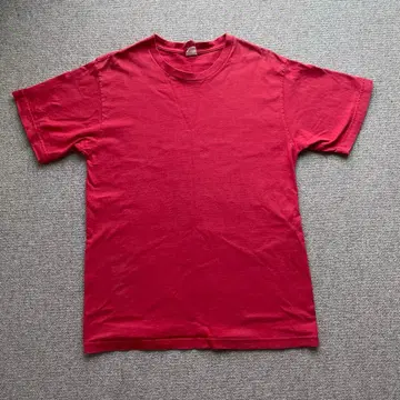 90s USA PATAGONIA 무지 티셔츠 빨간색