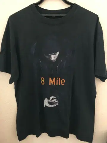 8 Mile 에미넴 무비T셔츠 블랙