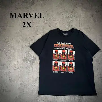 [MARVEL] 마블 (2X) 데드풀 무비 티셔츠 캐릭터 티셔츠