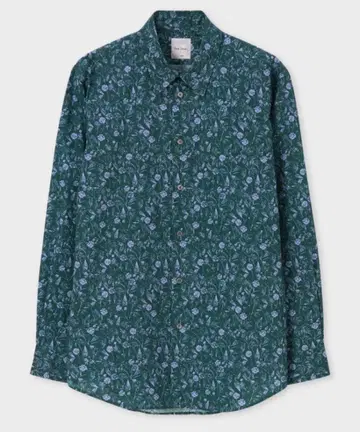 Paul Smith 23AW 폴스미스 긴팔 셔츠 꽃무늬 그린