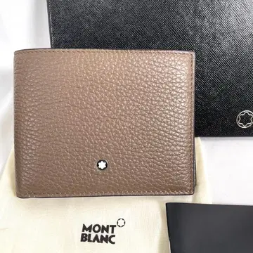 미사용 Montblanc 몽블랑 지갑 접이식 지갑 화이트 스타