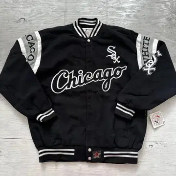 초레어 90s 화이트삭스 바시티 자켓 JH Design MLB 자수