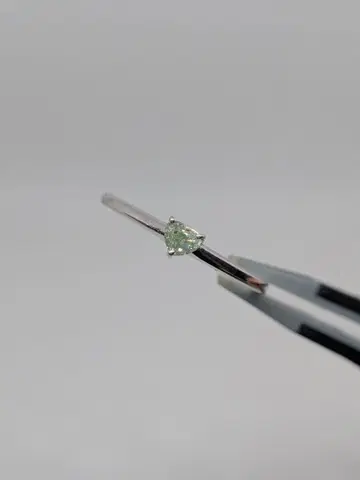 K10 다이아몬드 반지 하트