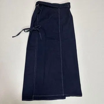 데님 머드니스 랩스커트