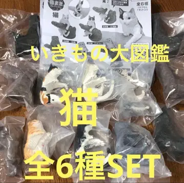 생물대도감 손가락말이 컬렉션 고양이 전 6종 SET