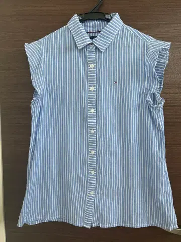 TOMMY HILFIGER 스트라이프 반팔 셔츠