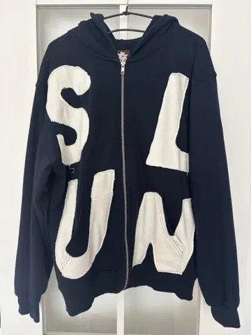 SUNLOVE 집업 후드티 네이비