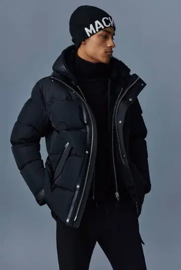 맥케이지 MACKAGE RAILEY 남성용 다운 무스탕 후드 부착 38