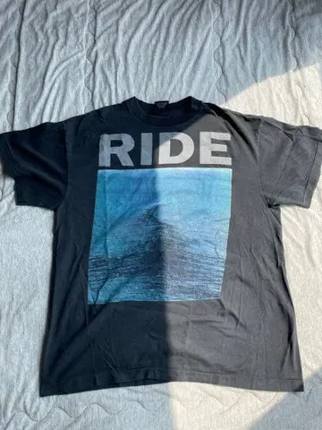 RIDE Nowhere EURO 슈게이저 구제 빈티지 티셔츠