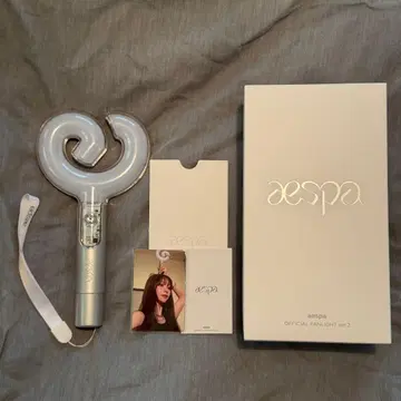 aespa 응원봉 ver2 (트레이딩 카드 미개봉)