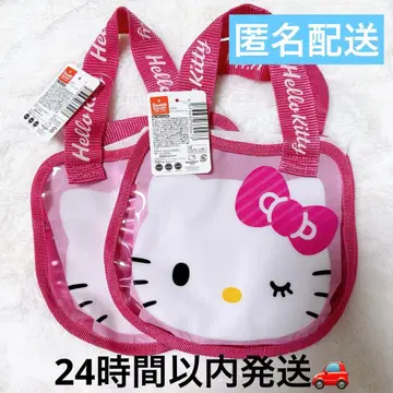 DAISO 헬로키티 비닐 백 핑크 갸루