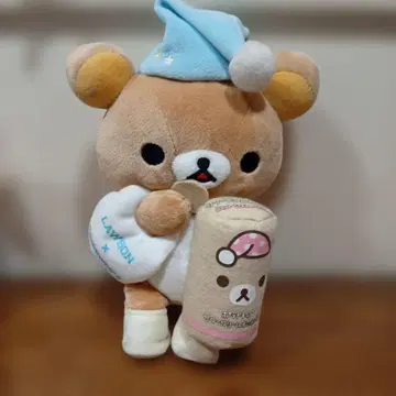 2009년 레어 로손 한정판 봉제 인형 리락쿠마 밤샘 귀중