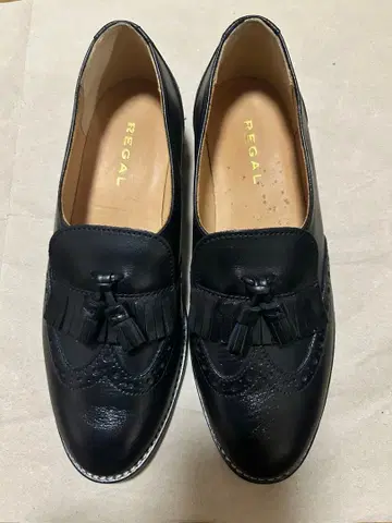 REGAL 리갈 태슬 로퍼 블랙 23cm