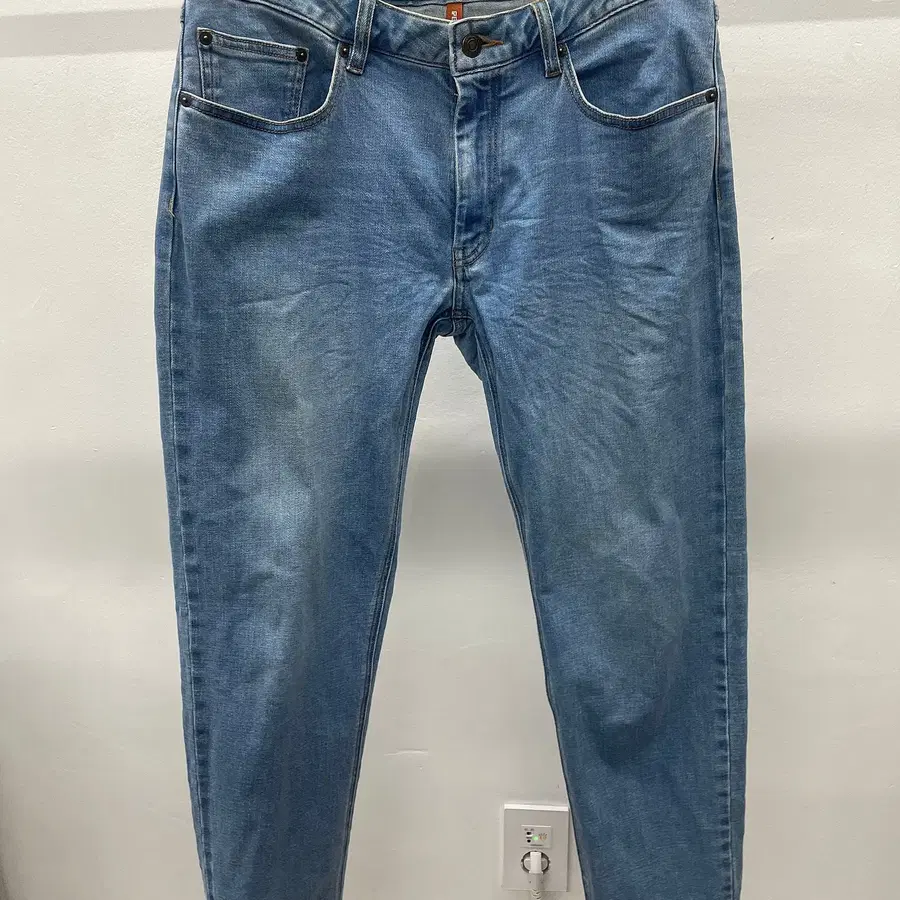 32인치)빈폴 스판 크롭 청바지