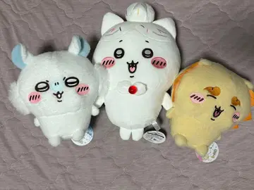 치이카와 하치와레 모몽가 시사 봉제 인형 3점 묶음 판매
