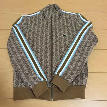 LACOSTE 라코스테 모노그램 패턴 트랙 자켓