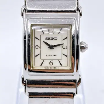 SEIKO KINETIC 1M20-5B00 1998년 제조 스퀘어 작동품