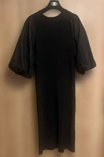 UNITED ARROWS 퍼프 슬리브 원피스 블랙