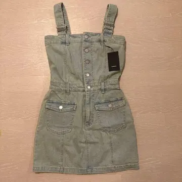 (새상품급) EMODA 데님 미니 원피스