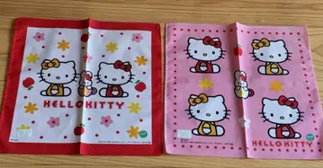 헬로키티 손수건 2장 세트 산리오 kitty