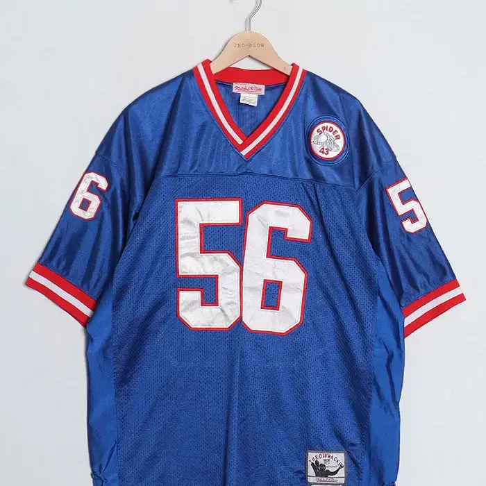 90's Mitchell & Ness Lawrence Taylor Royal New York Giants 1986 Authentic Throwback Retired Player J