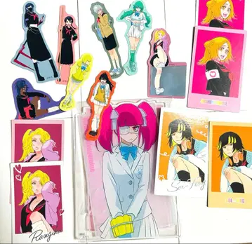 BLEACH WORLD 미니게임 A상 아크릴 보드 독가봉 리루카 C상 외