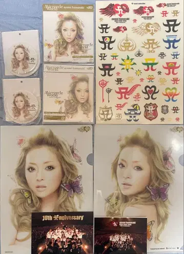 하마사키 아유미, Mirrorcl World, CD, 클리어 파일, 단체 사진 포함