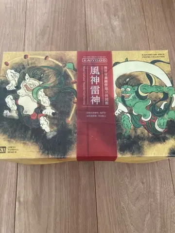 카이요도 미술 입체 도감 풍신뇌신 도쿄 국립 박물관 공식 피규어