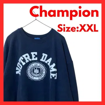 [ 당일 발송 ] 구제 의류 챔피온 칼리지 로고 맨투맨 남성용 XXL