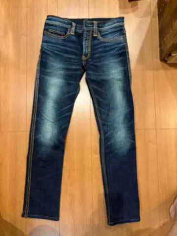 Nudie Jeans 데님 팬츠 인디고 블루
