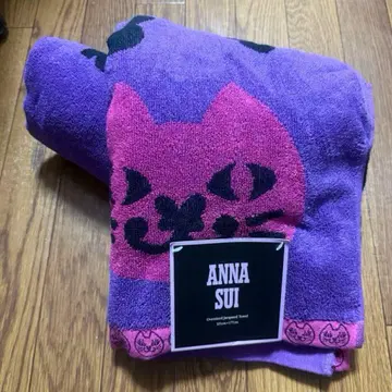 [ 대형 타월 ] ANNA SUI Oversized Jacquard Towel